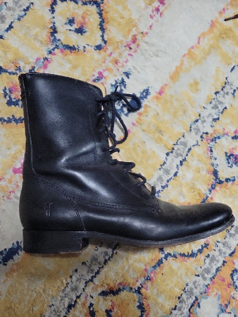 Frye Leather Combat Boots - Picture 2 of 9